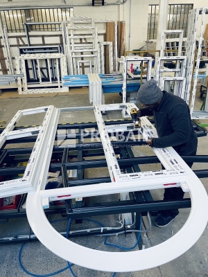 PVC Blanc | Plein cintre