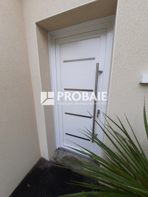 Porte d'entrée BASILE avec bâton maréchal inox