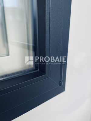 Finition LINEA plaxé noir mat